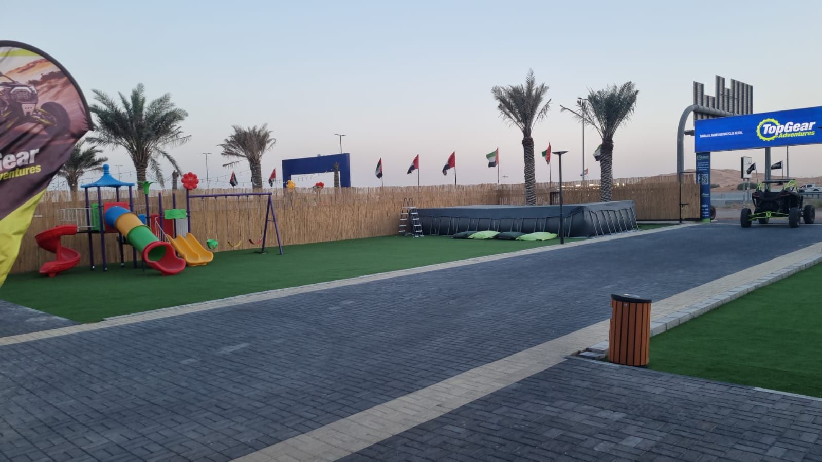 Evening event setup